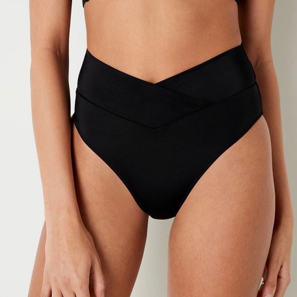 PINK Victoria's Secret Other - 🆕 PINK VICTORIA’S SECRET SWIM  V-CROSSOVER HIGH-WAIST BIKINI BOTTOMS XXL 20